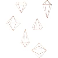 Umbra Prisma Set de 6 decoraciónes de pared- cobre